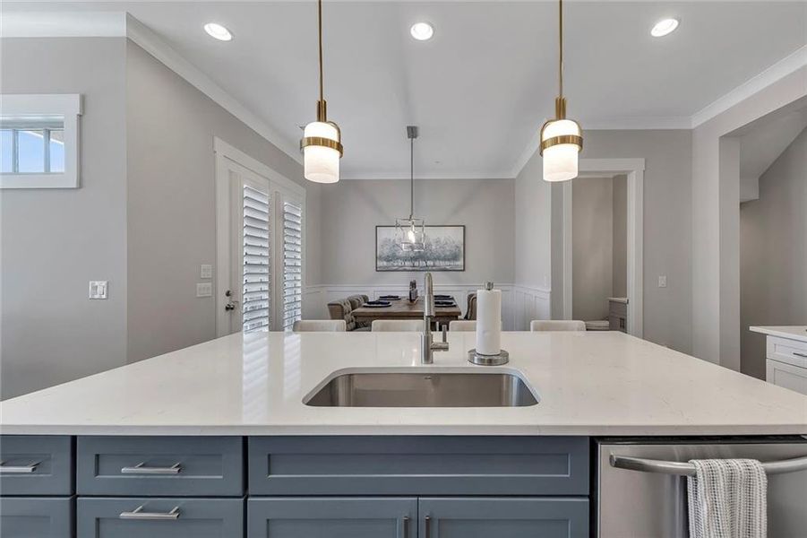 Furnished interior view inside a new home in , Woodstock (Image 13).