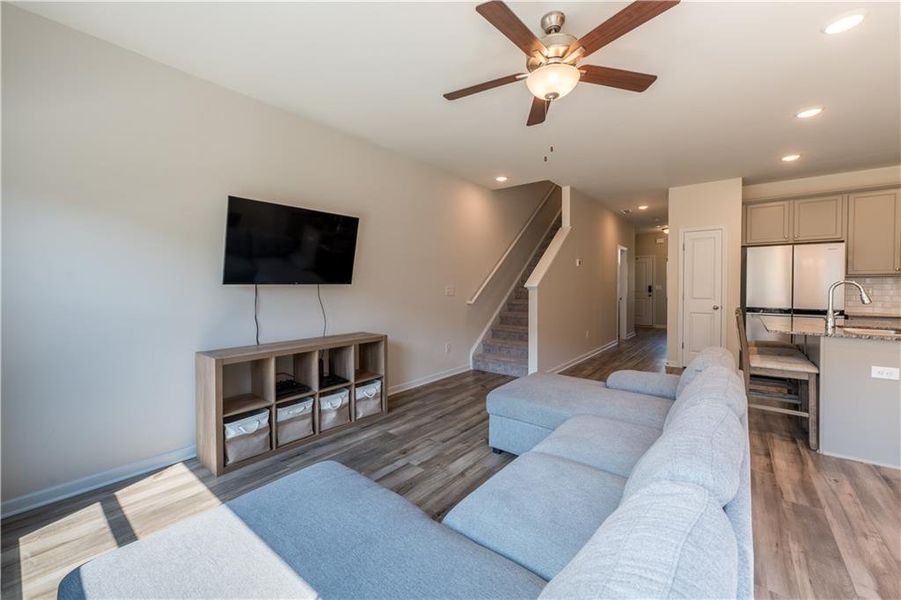 Furnished interior view inside a new home in , Hoschton (Image 8).