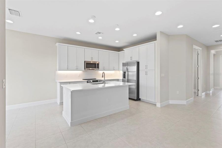 Furnished interior view inside a new home in , Fort Myers (Image 9).