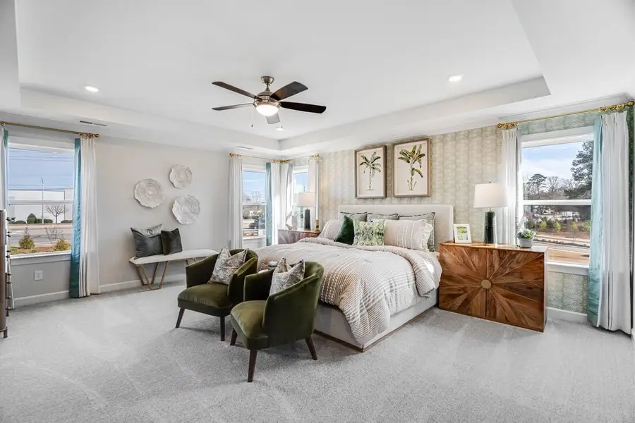 Furnished interior view inside a new home in Silverstone, Knightdale (Image 4).