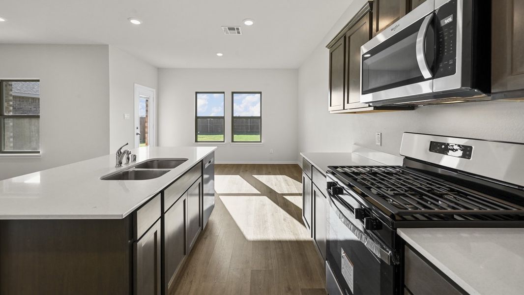 Furnished interior view inside a new home in Wildcat Ranch, Crandall (Image 12).