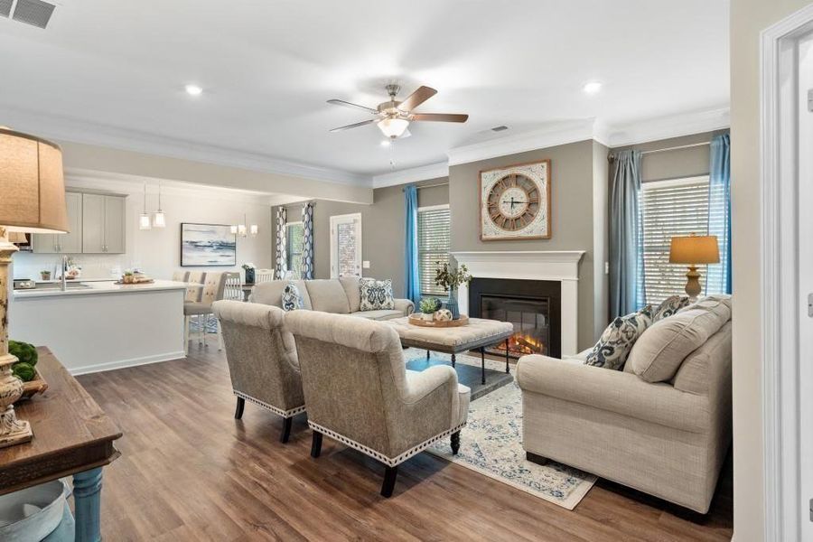 Furnished interior view inside a new home in Jones Ridge, Dallas (Image 17). Furnished interior view inside a new home in Jones Ridge, Dallas (Image 17).