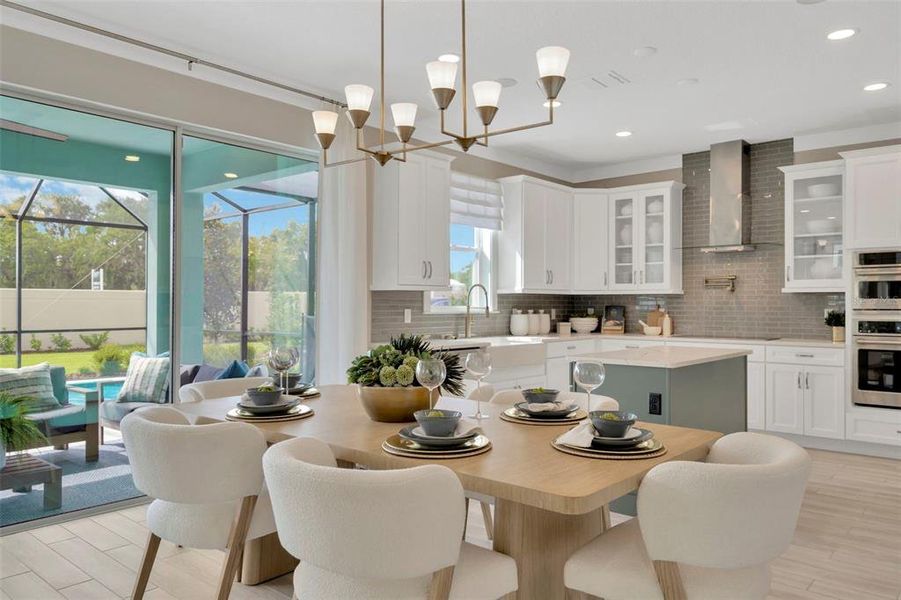 Furnished interior view inside a new home in Primrose at Longleaf, New Port Richey (Image 4).