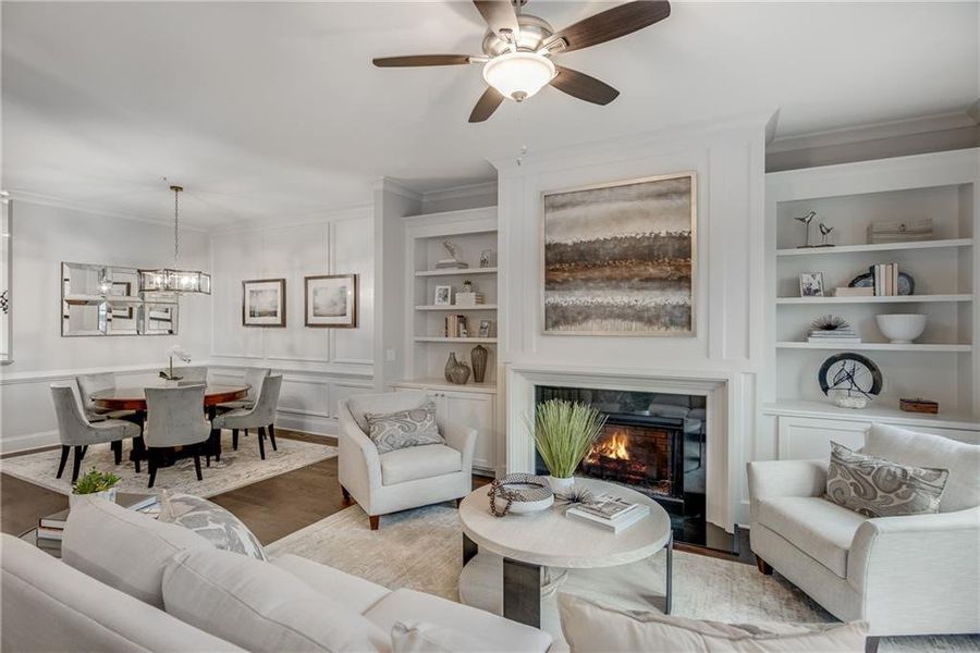 Furnished interior view inside a new home in Laurel View, Suwanee (Image 13).
