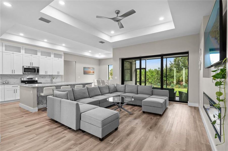 Furnished interior view inside a new home in , Port Charlotte (Image 19). Furnished interior view inside a new home in , Port Charlotte (Image 19).