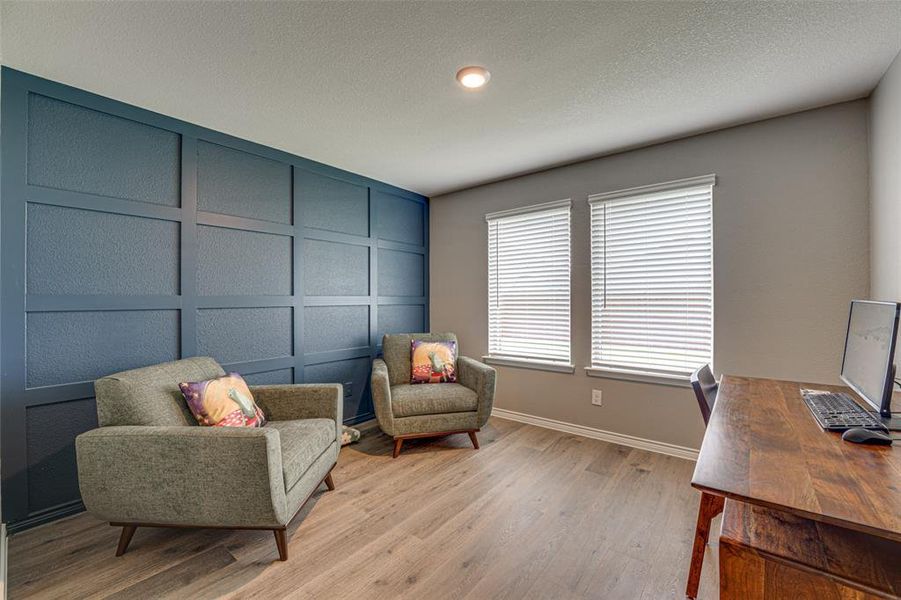 Furnished interior view inside a new home in Fireside by the Lake, Garland (Image 10).