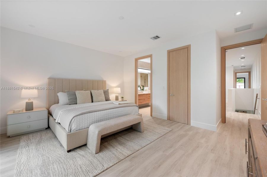 Furnished interior view inside a new home in , Miami (Image 9).