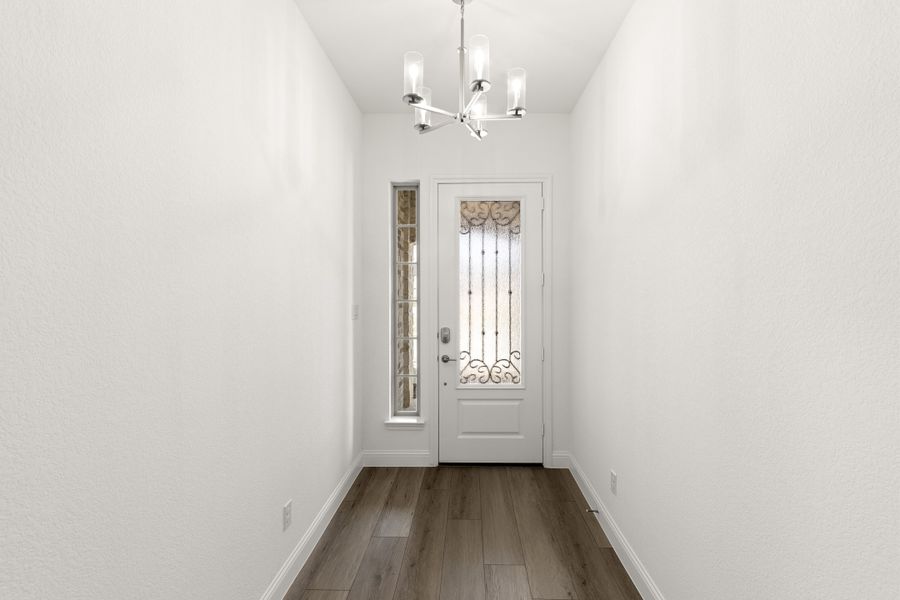 Representative unfurnished interior of a home built from the Brookstone I by Sandlin Homes in Timberbrook, Justin (Image 15).