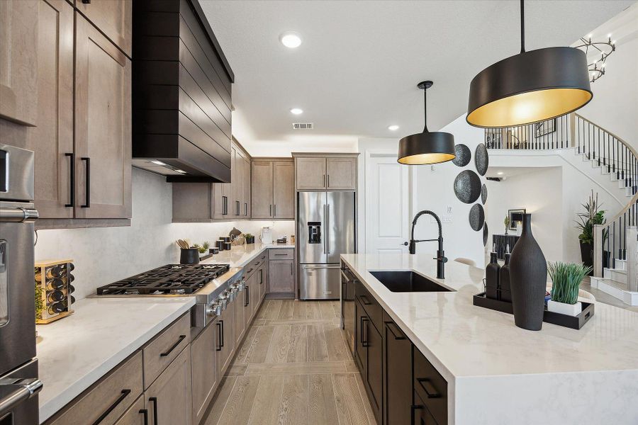 Furnished interior view inside a new home in Cross Creek West, Fulshear (Image 14). Furnished interior view inside a new home in Cross Creek West, Fulshear (Image 14).