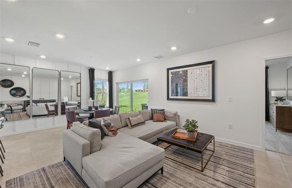 Furnished interior view inside a new home in Reagan Landing, Bradenton (Image 4).