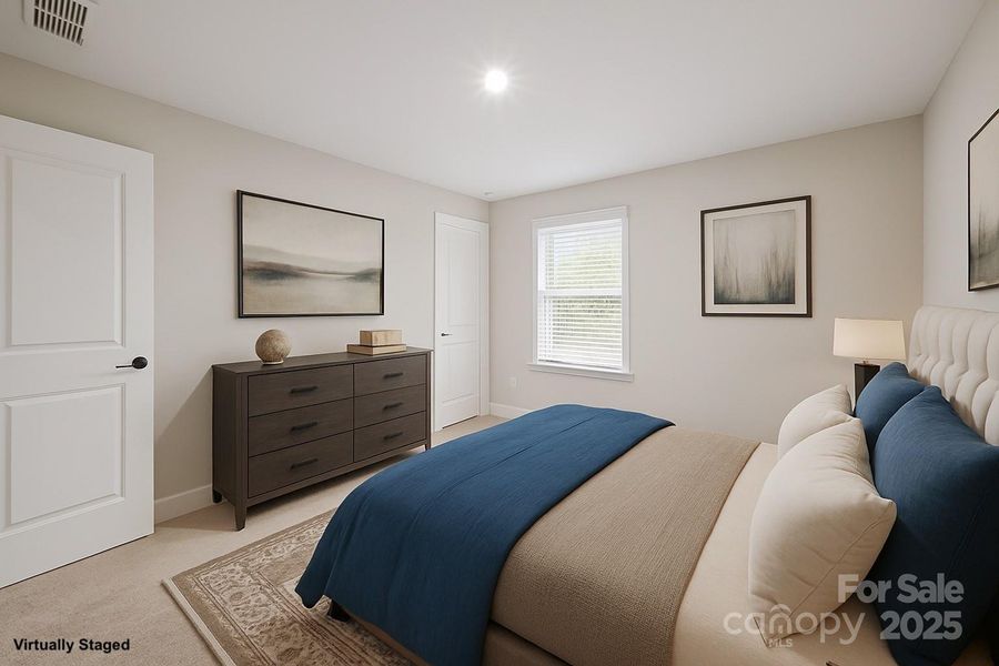 Furnished interior view inside a new home in Parkside Crossing, Charlotte (Image 36). Furnished interior view inside a new home in Parkside Crossing, Charlotte (Image 36).
