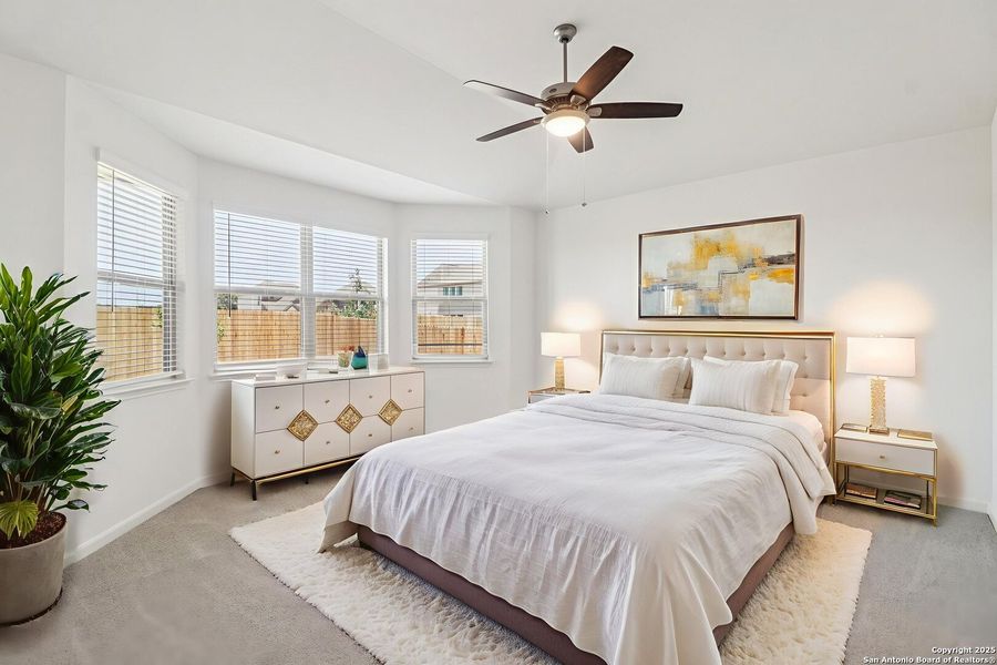 Furnished interior view inside a new home in Arcadia Ridge - Premier Series, San Antonio (Image 9). Furnished interior view inside a new home in Arcadia Ridge - Premier Series, San Antonio (Image 9).