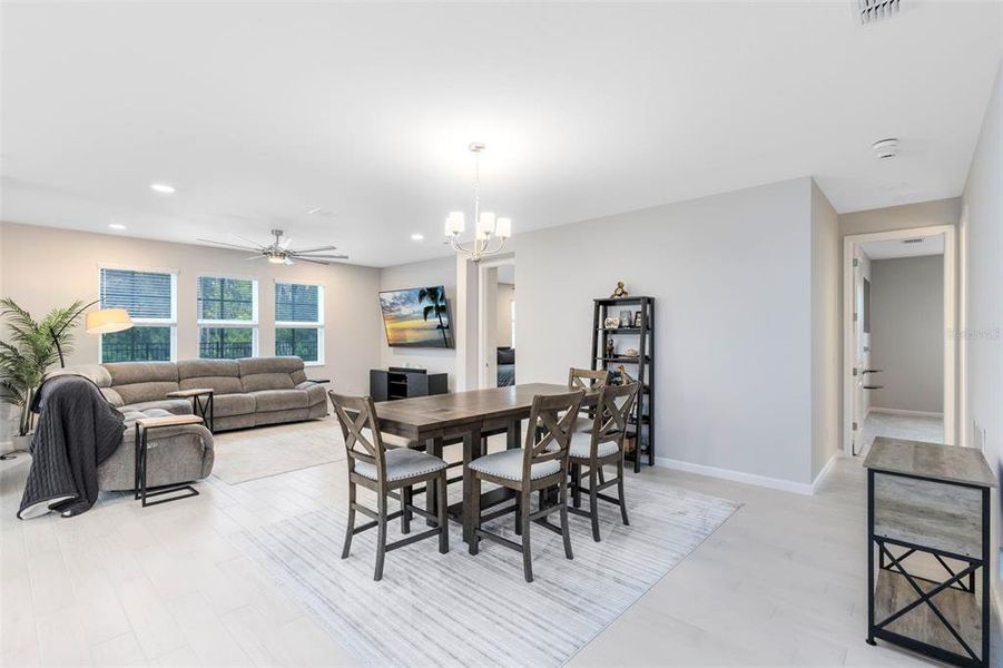Furnished interior view inside a new home in Eden at Crossprairie, St. Cloud (Image 12).