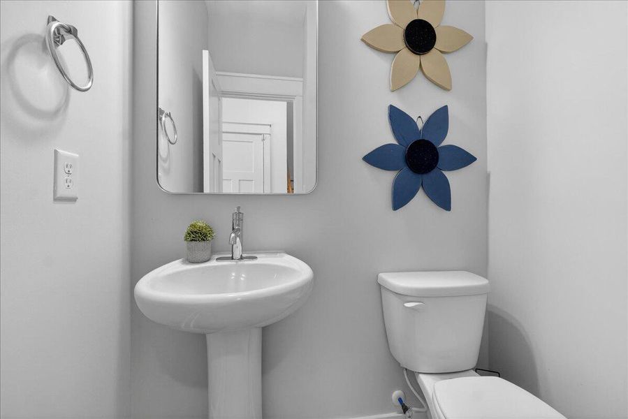 Furnished interior view inside a new home in Tidewater at Lakes of Cane Bay, Summerville (Image 32).