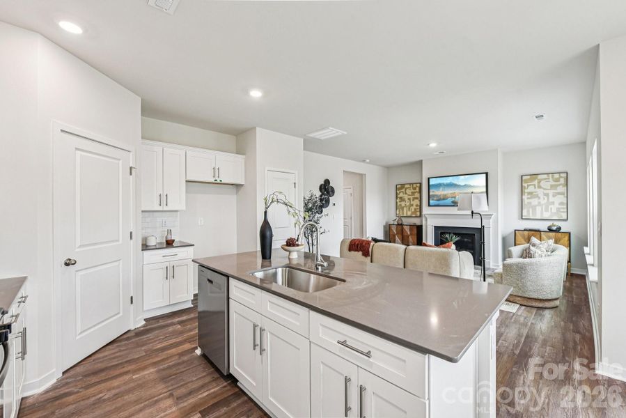 Furnished interior view inside a new home in Reedy Creek Preserve, Charlotte (Image 10).