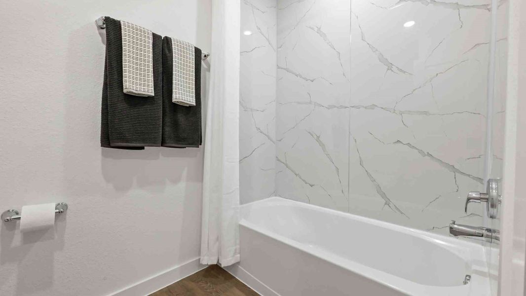 Furnished interior view inside a new home in Emberly, Beasley (Image 34).