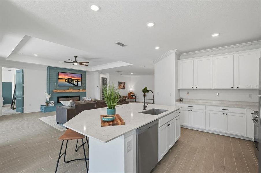 Furnished interior view inside a new home in , Ormond Beach (Image 32).