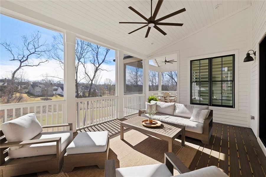 Exterior details and patio area of a home in , Dawsonville (Image 27).