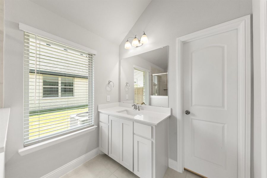 Furnished interior view inside a new home in Keeneland, Aubrey (Image 12).