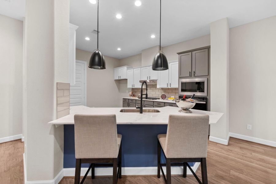 Furnished interior view inside a new home in , Houston (Image 17).