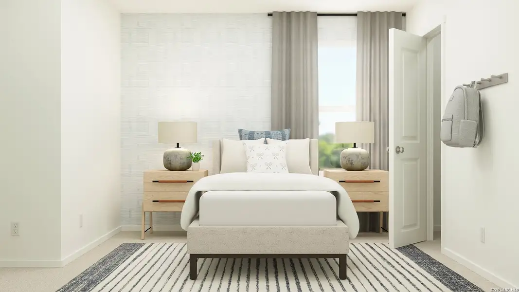 Furnished interior view inside a new home in Grace Gardens, San Antonio (Image 17).