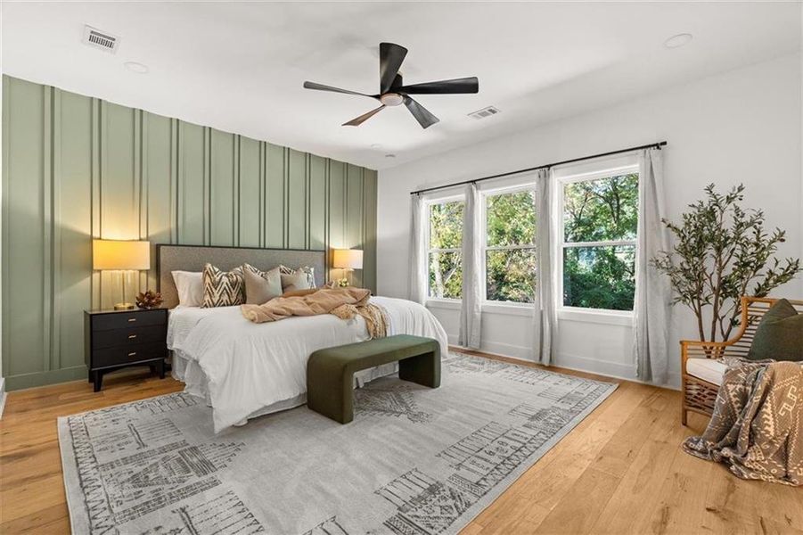 Furnished interior view inside a new home in , Atlanta (Image 35).