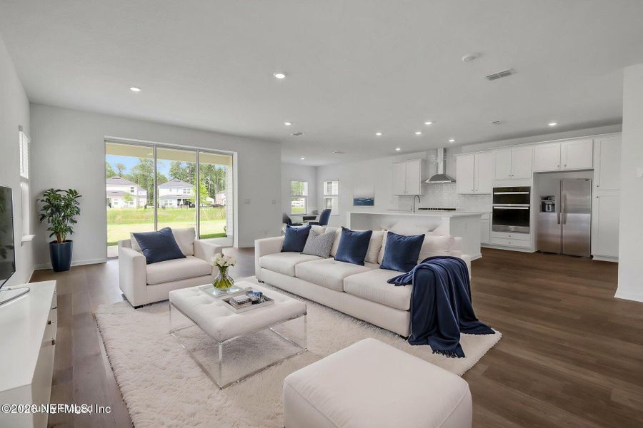 Furnished interior view inside a new home in TrailMark, St. Augustine (Image 20). Furnished interior view inside a new home in TrailMark, St. Augustine (Image 20).