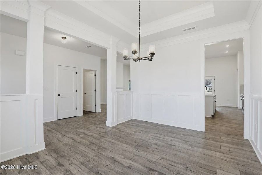 Spacious, unfurnished interior of a new home in Wood Creek Landing, Leland (Image 11). Spacious, unfurnished interior of a new home in Wood Creek Landing, Leland (Image 11).