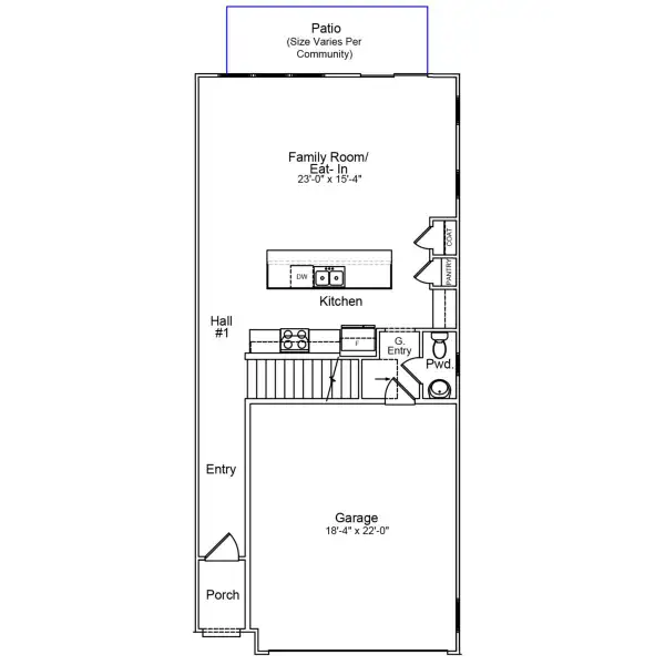 2D floor plan layout of this home in Sweetbrier, Durham, NC (Image 2). 2D floor plan layout of this home in Sweetbrier, Durham, NC (Image 2).