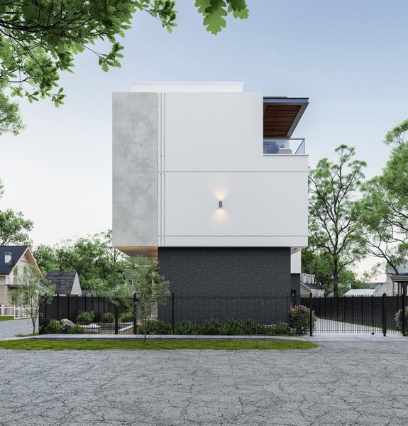 Front exterior of a new home in , Houston, TX, highlighting curb appeal (Image 19).