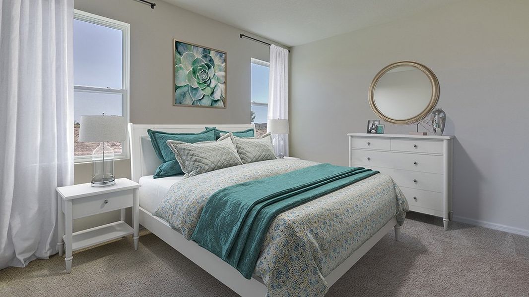 Representative furnished interior of a home built from the BOWEN by D.R. Horton in Twisted Oaks, Wildwood (Image 10).
