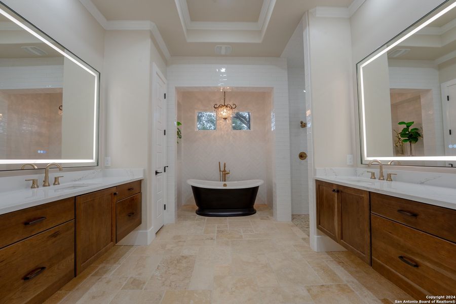 Furnished interior view inside a new home in , Spring Branch (Image 33).