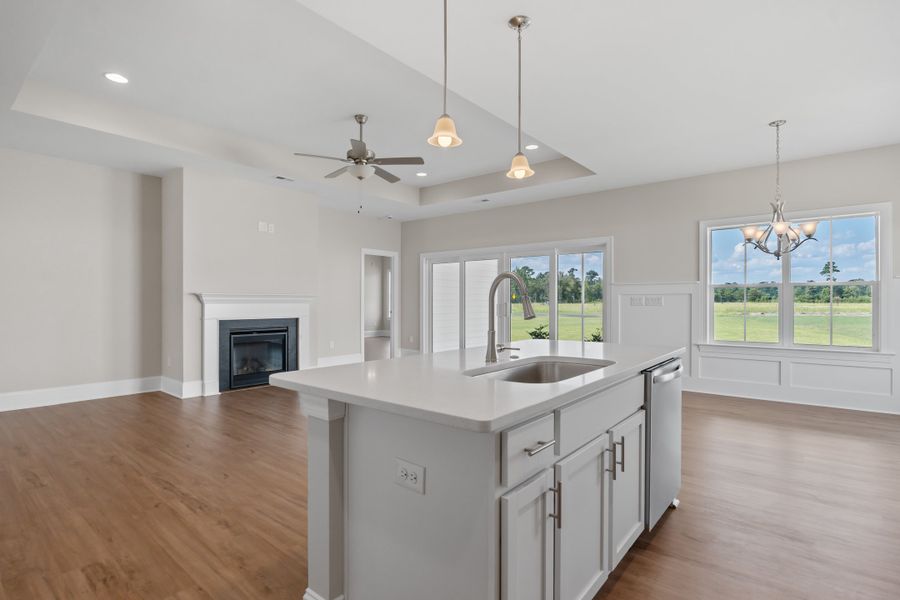Representative furnished interior of a home built from the Kauai by Bill Clark Homes in Osprey Landing, Southport (Image 7). Representative furnished interior of a home built from the Kauai by Bill Clark Homes in Osprey Landing, Southport (Image 7).