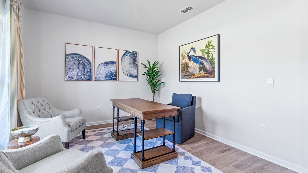 Furnished interior view inside a new home in Fallschase, Tallahassee (Image 21).