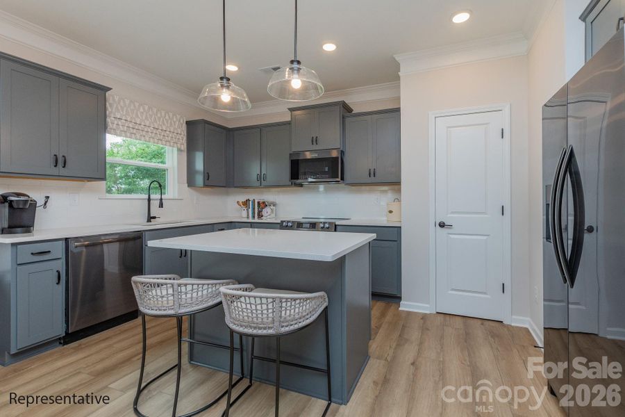 Furnished interior view inside a new home in Winecoff, Salisbury (Image 14).