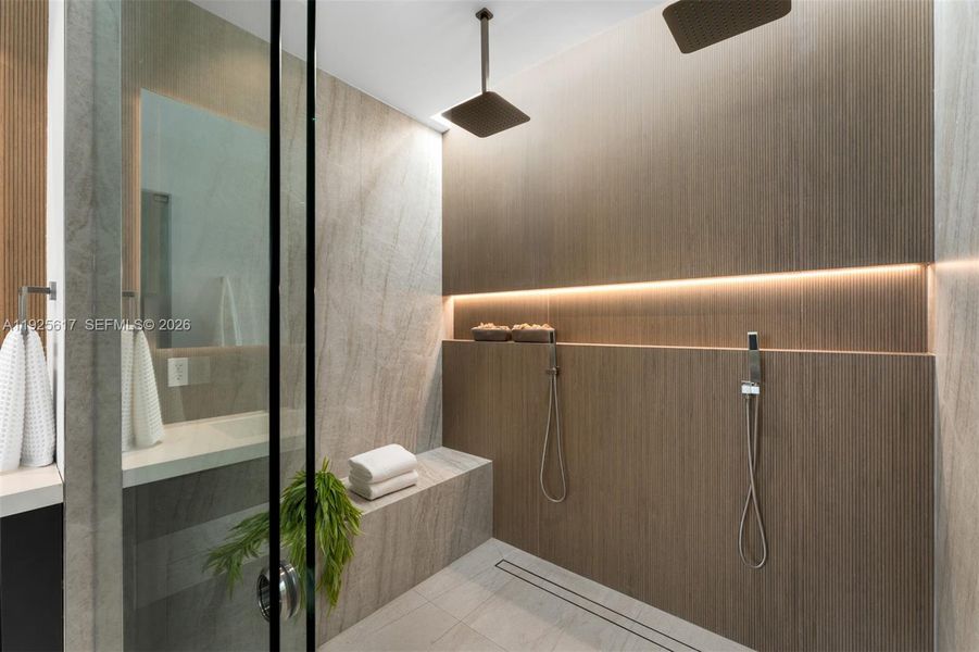 Close-up of interior finishes inside a home in , Miami (Image 16).