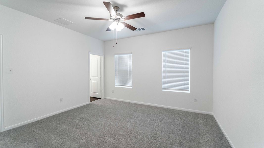 Spacious, unfurnished interior of a new home in Austin Point, Richmond (Image 13). Spacious, unfurnished interior of a new home in Austin Point, Richmond (Image 13).
