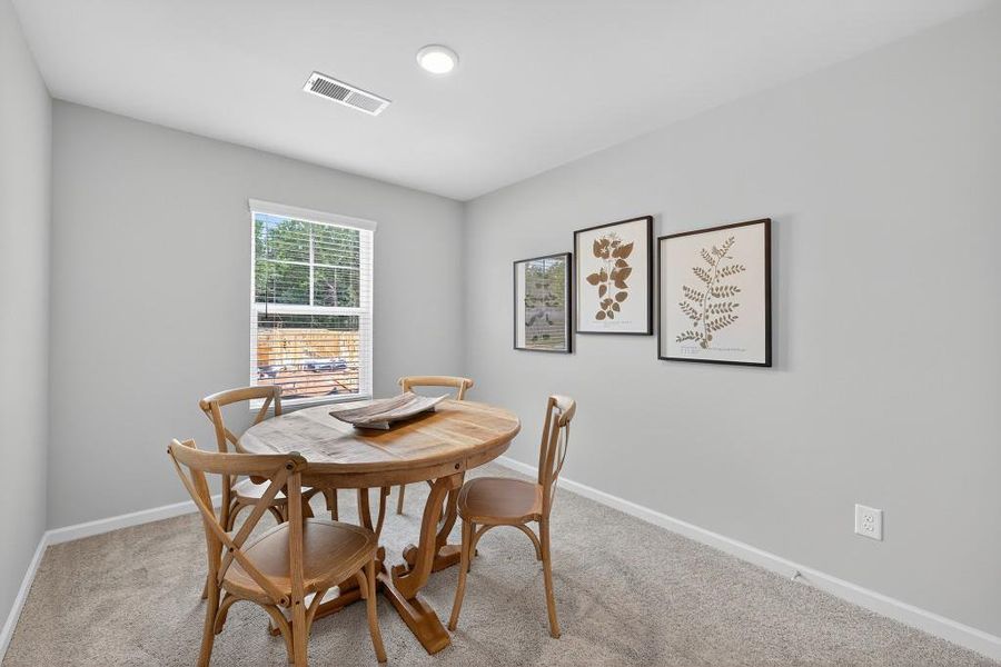 Furnished interior view inside a new home in The Reserve At Clock Tower, Douglasville (Image 26).