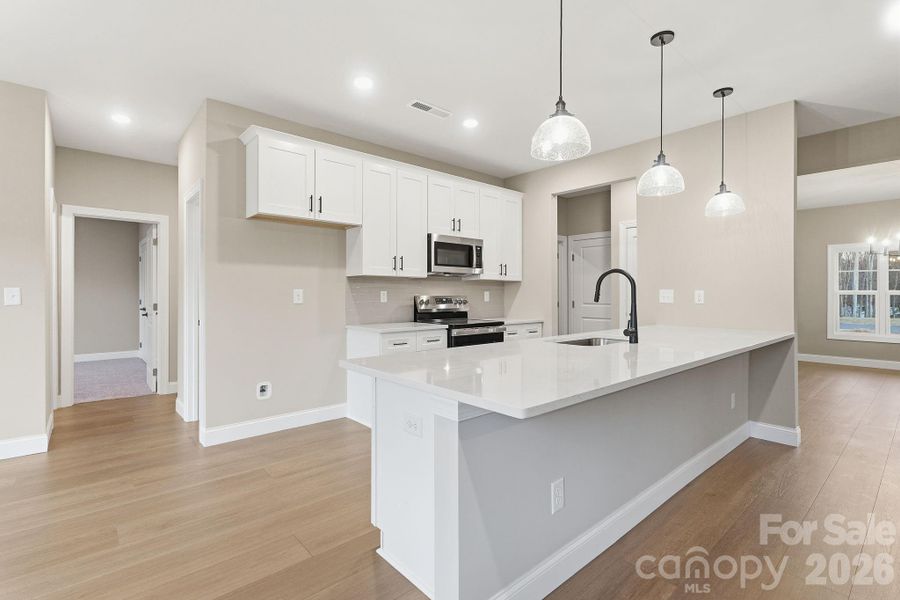 Furnished interior view inside a new home in , Troutman (Image 4).