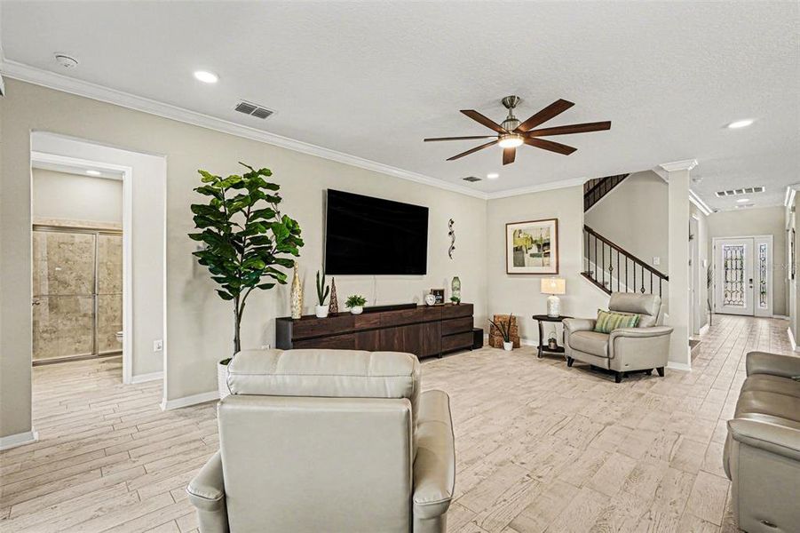 Furnished interior view inside a new home in Berry Bay, Wimauma (Image 11).