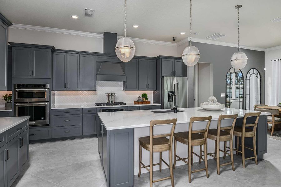 Furnished interior view inside a new home in Avondale at Avenir, Palm Beach Gardens (Image 6).