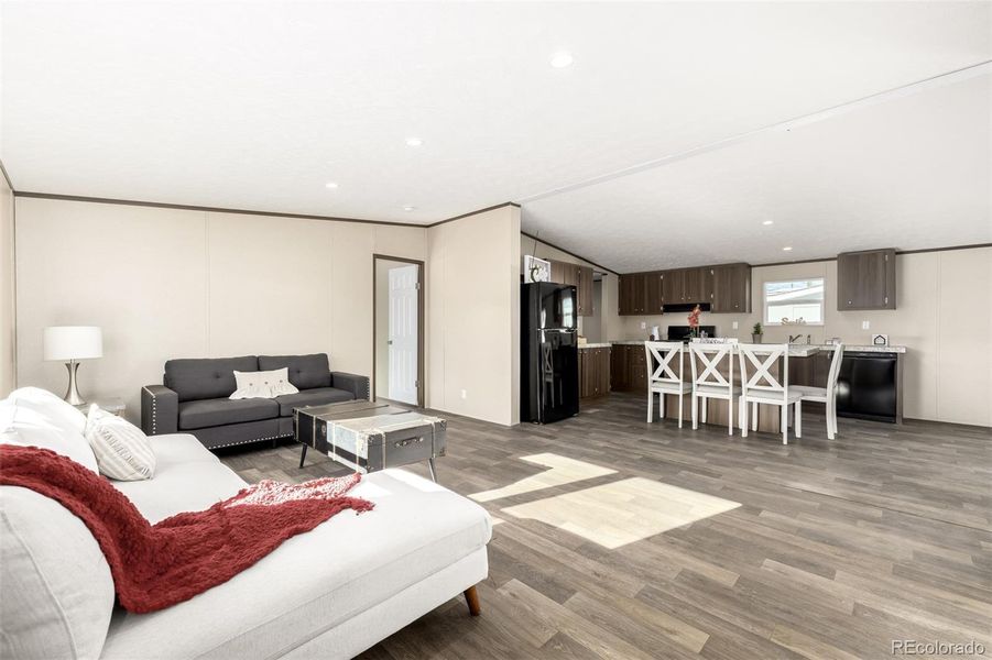 Furnished interior view inside a new home in , Colorado Springs (Image 6).