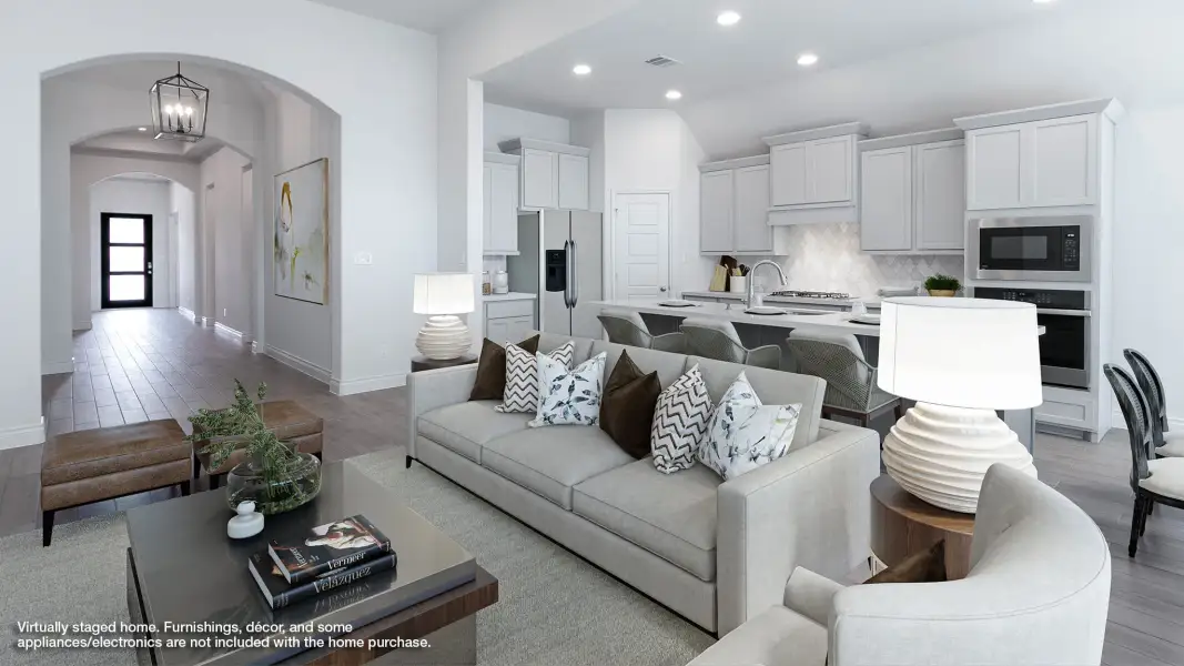 Furnished interior view inside a new home in Canyon Falls, Northlake (Image 6).