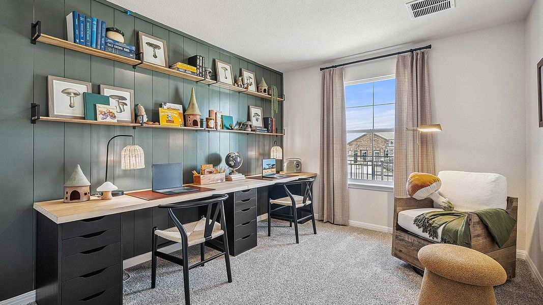 Furnished interior view inside a new home in Thunder Rock, Marble Falls (Image 11).