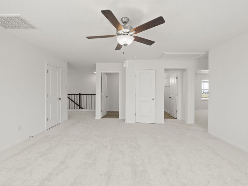 Spacious, unfurnished interior of a new home in Cool Water at Sonterra, Jarrell (Image 27).