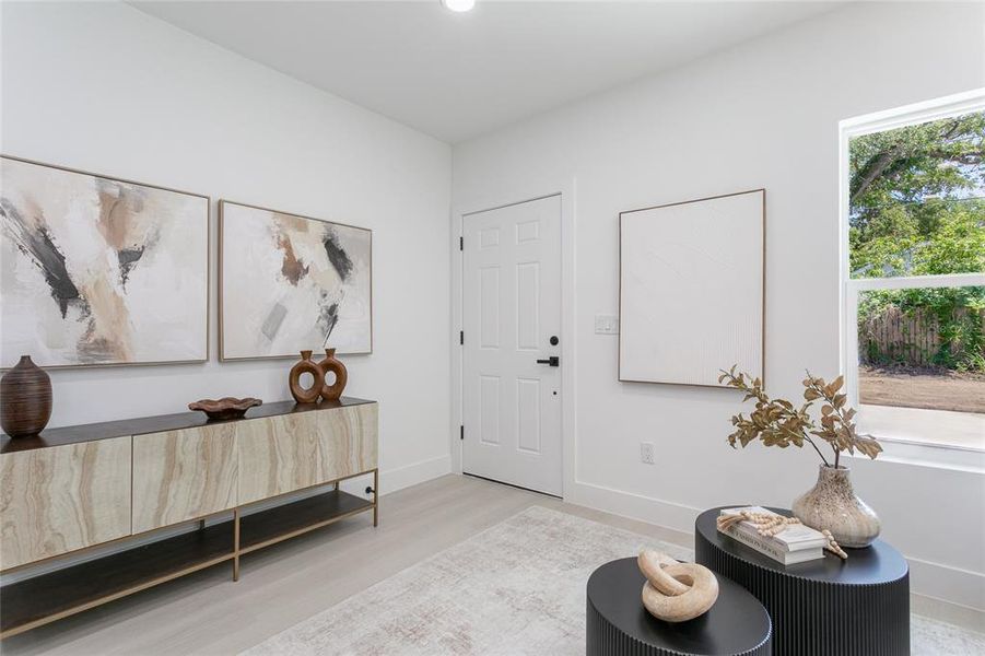 Furnished interior view inside a new home in , St. Petersburg (Image 17).