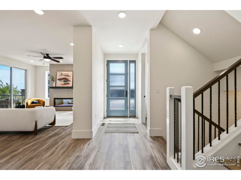 Inviting entry to light filled home!