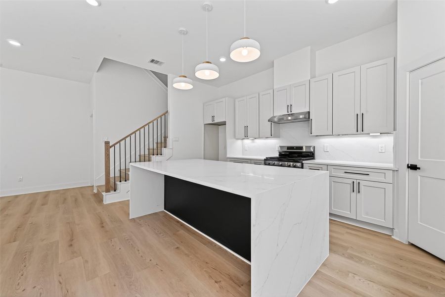 Furnished interior view inside a new home in , Houston (Image 12).