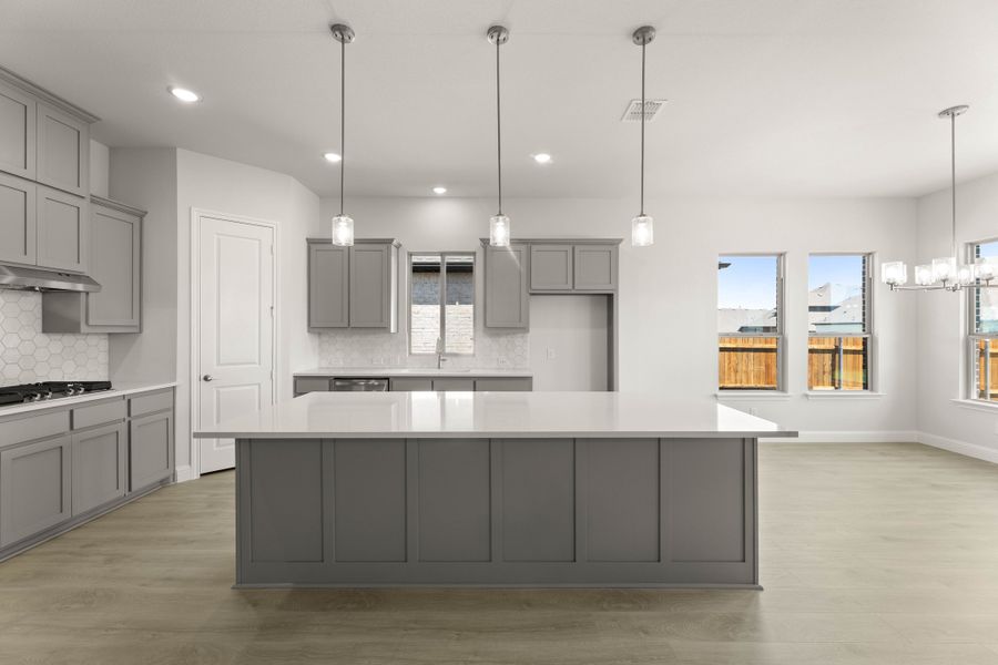 Furnished interior view inside a new home in Timberbrook, Justin (Image 6).