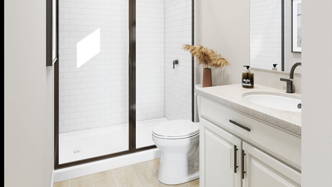 Representative furnished interior of a home built from the Genoa by Taylor Morrison in Esplanade at McKinnon Groves, Winter Garden (Image 14).